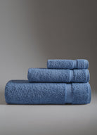Calista 3'lü Havlu Seti Mavi - CHERX
