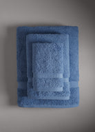 Calista 3'lü Havlu Seti Mavi - CHERX