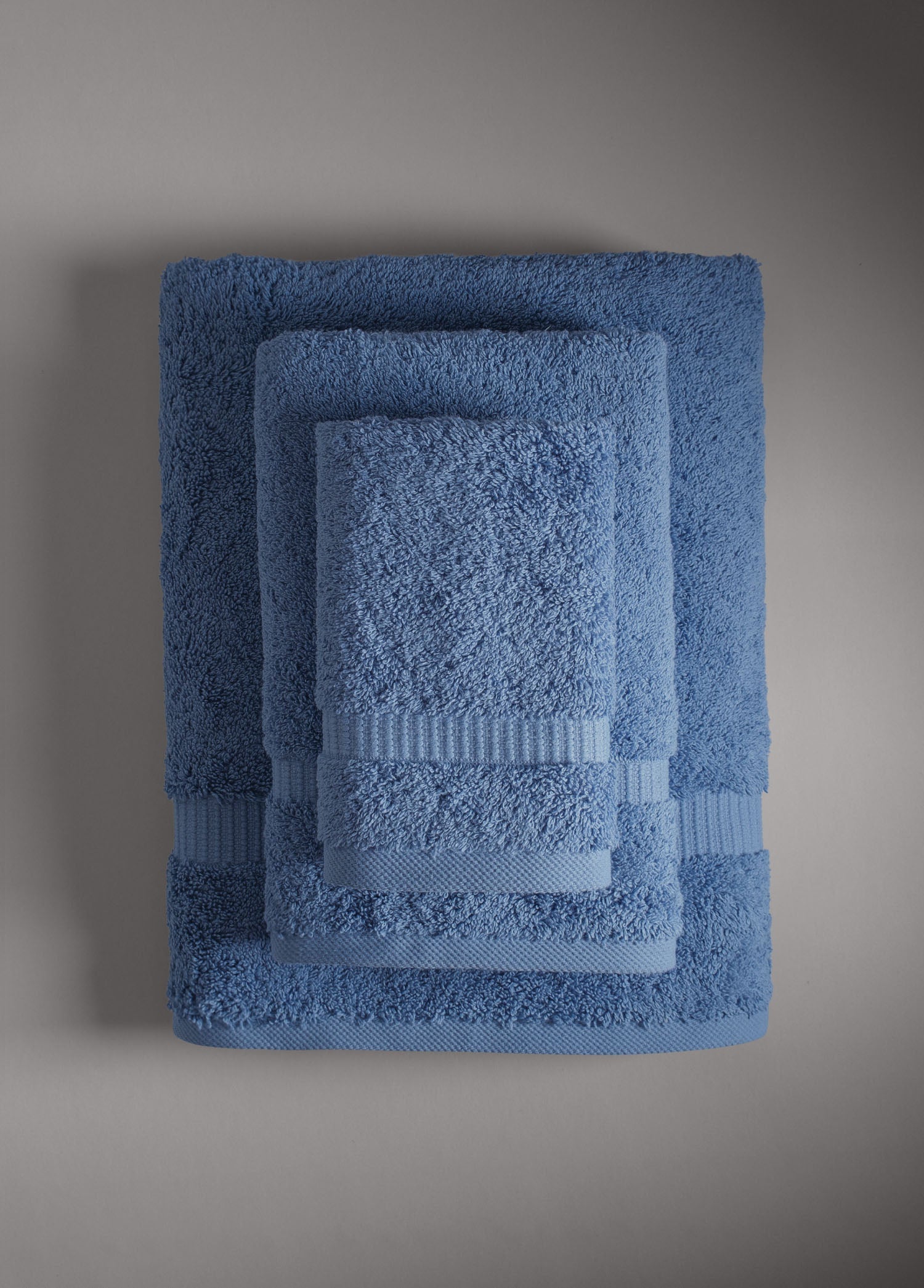 Calista 3'lü Havlu Seti Mavi - CHERX