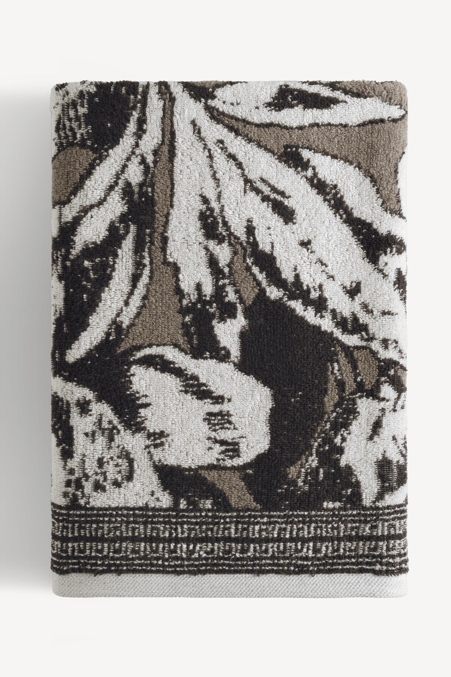 Caressa İpliği Boyalı Banyo Havlusu Taş - CHERX