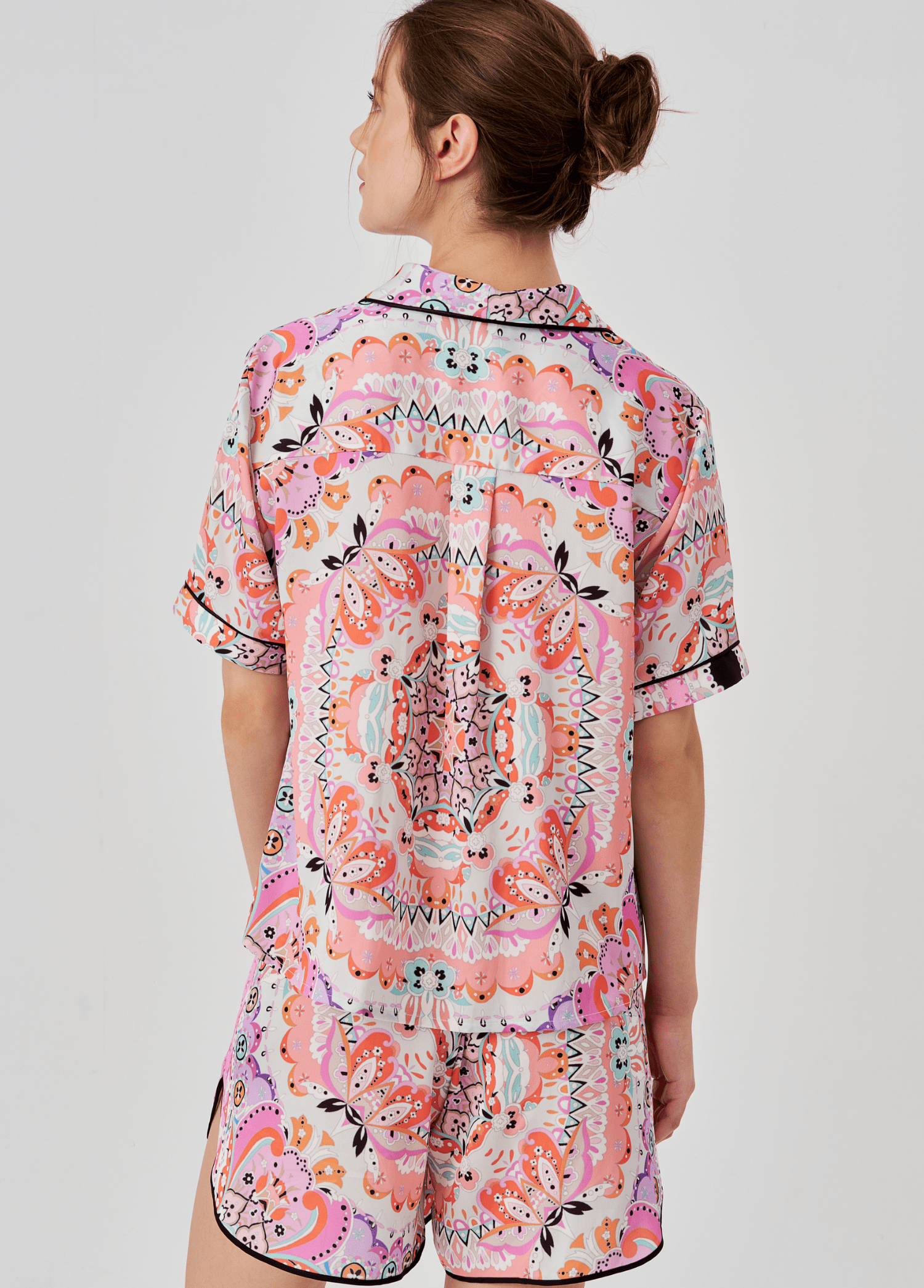 Luna Kısa Kollu Pijama Takımı - CHERX