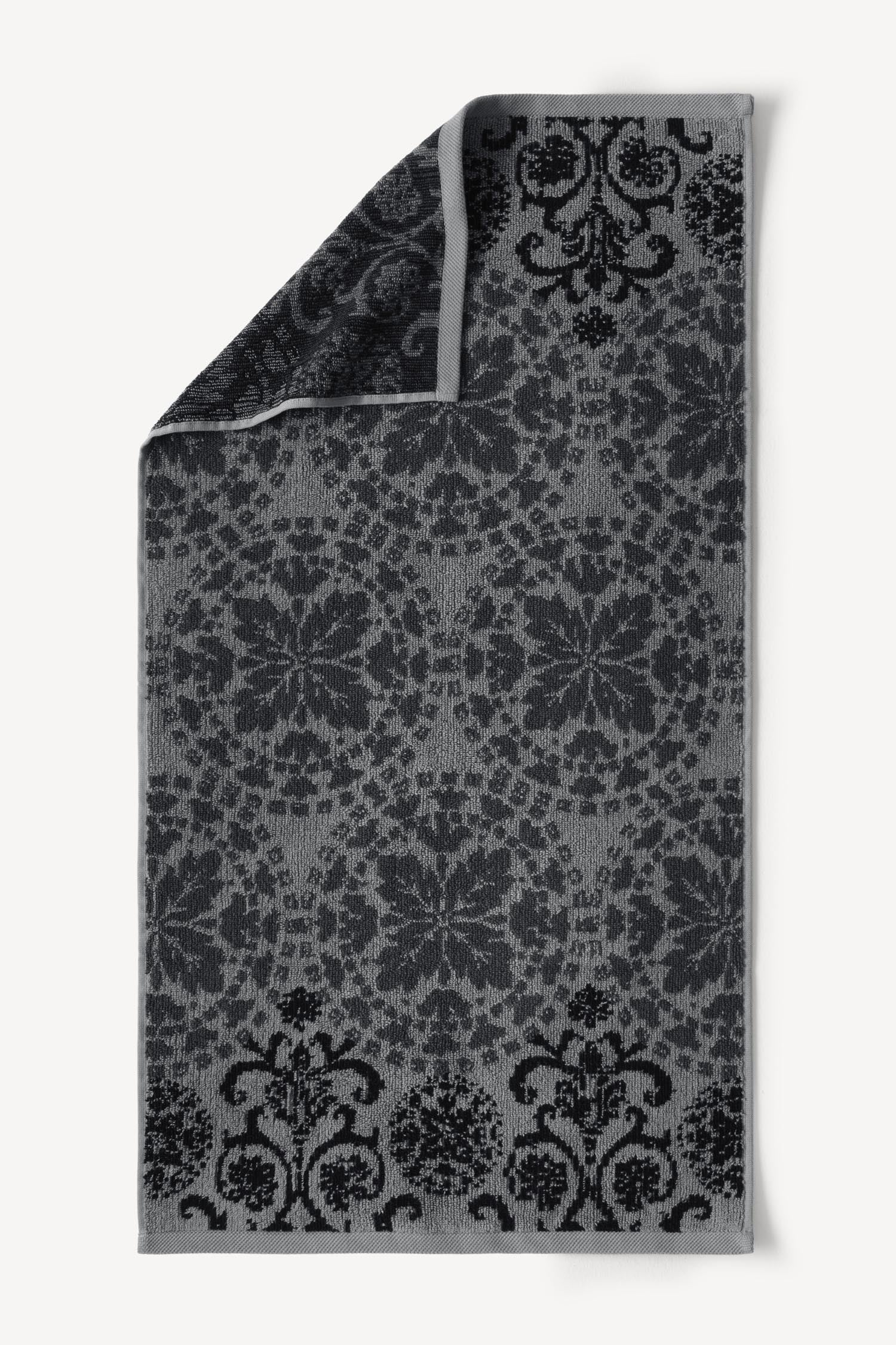 Matilda İpliği Boyalı 4’lü El Havlusu Seti Antrasit - CHERX