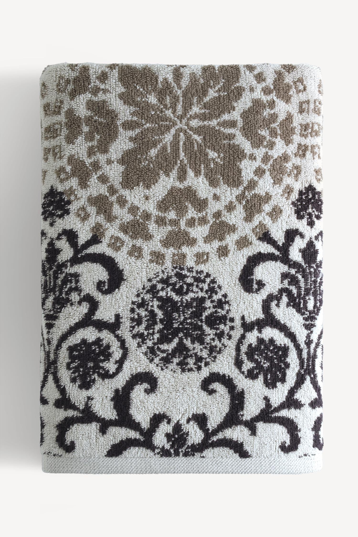 Matilda İpliği Boyalı Banyo Havlusu Taş - CHERX