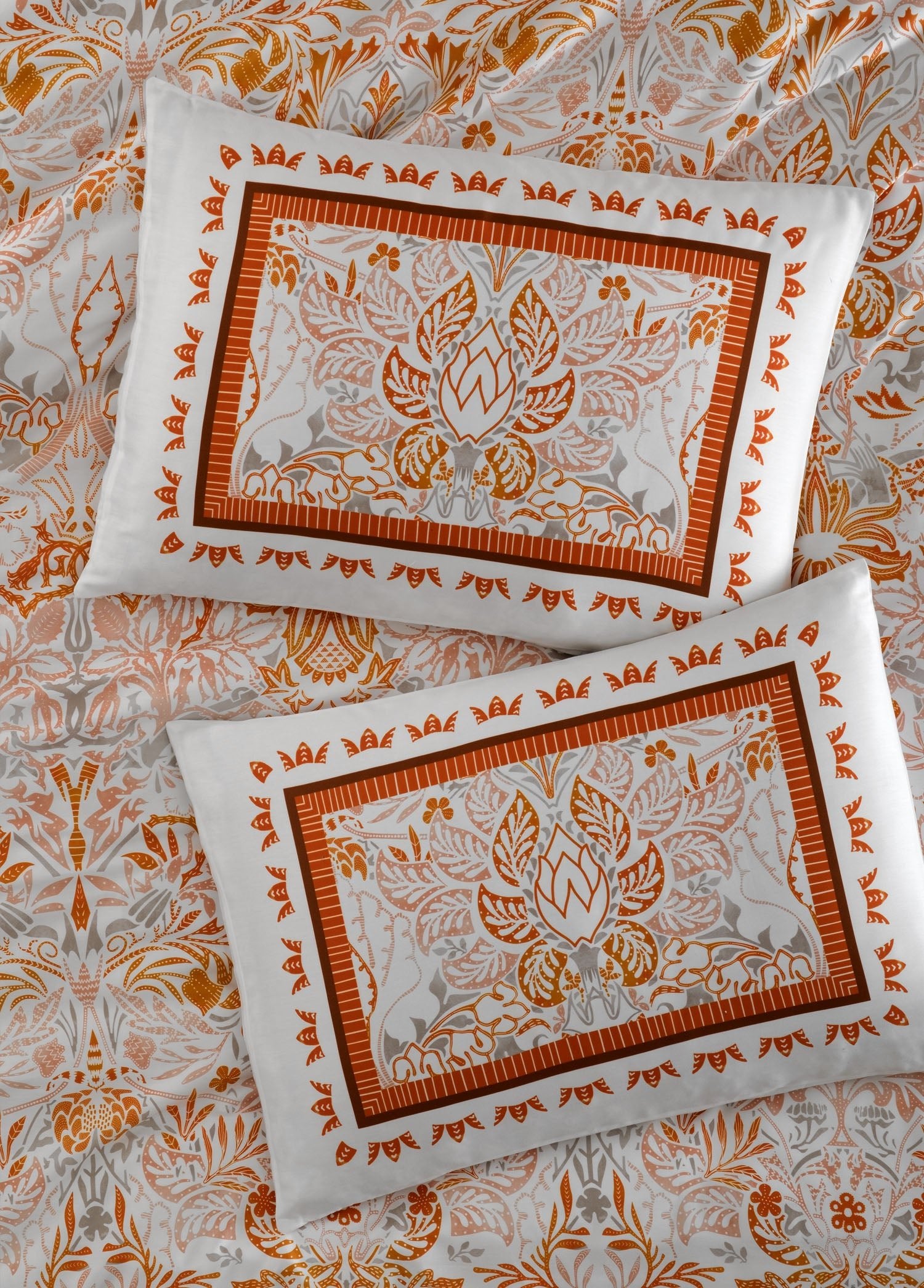 Pamuk Saten Nevresim Takımı Babylon - CHERX