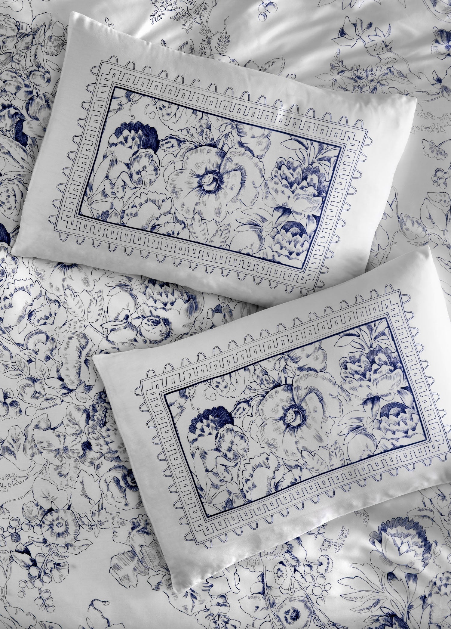 Pamuk Saten Nevresim Takımı Gardenia - CHERX