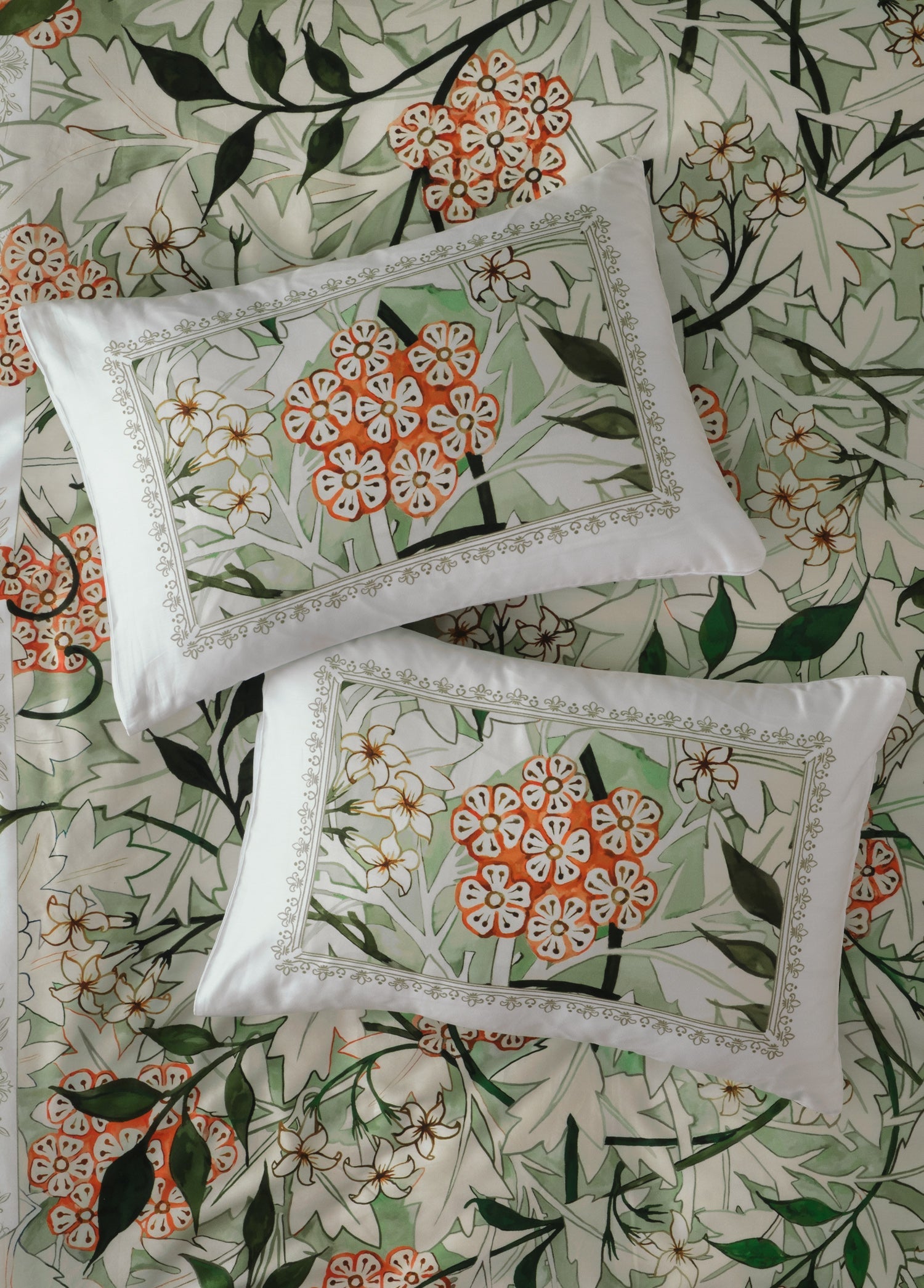 Pamuk Saten Nevresim Takımı Leilani - CHERX