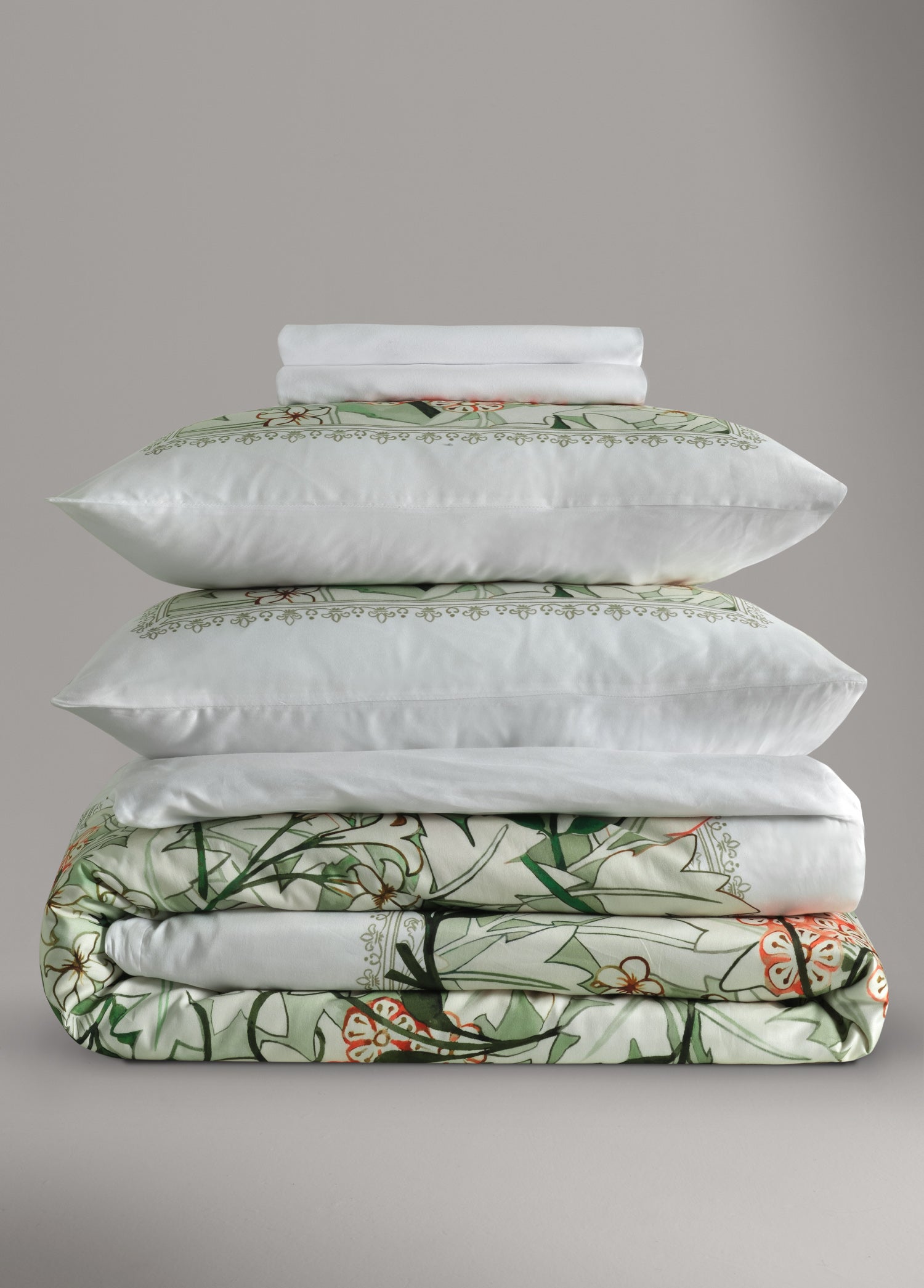 Pamuk Saten Nevresim Takımı Leilani - CHERX