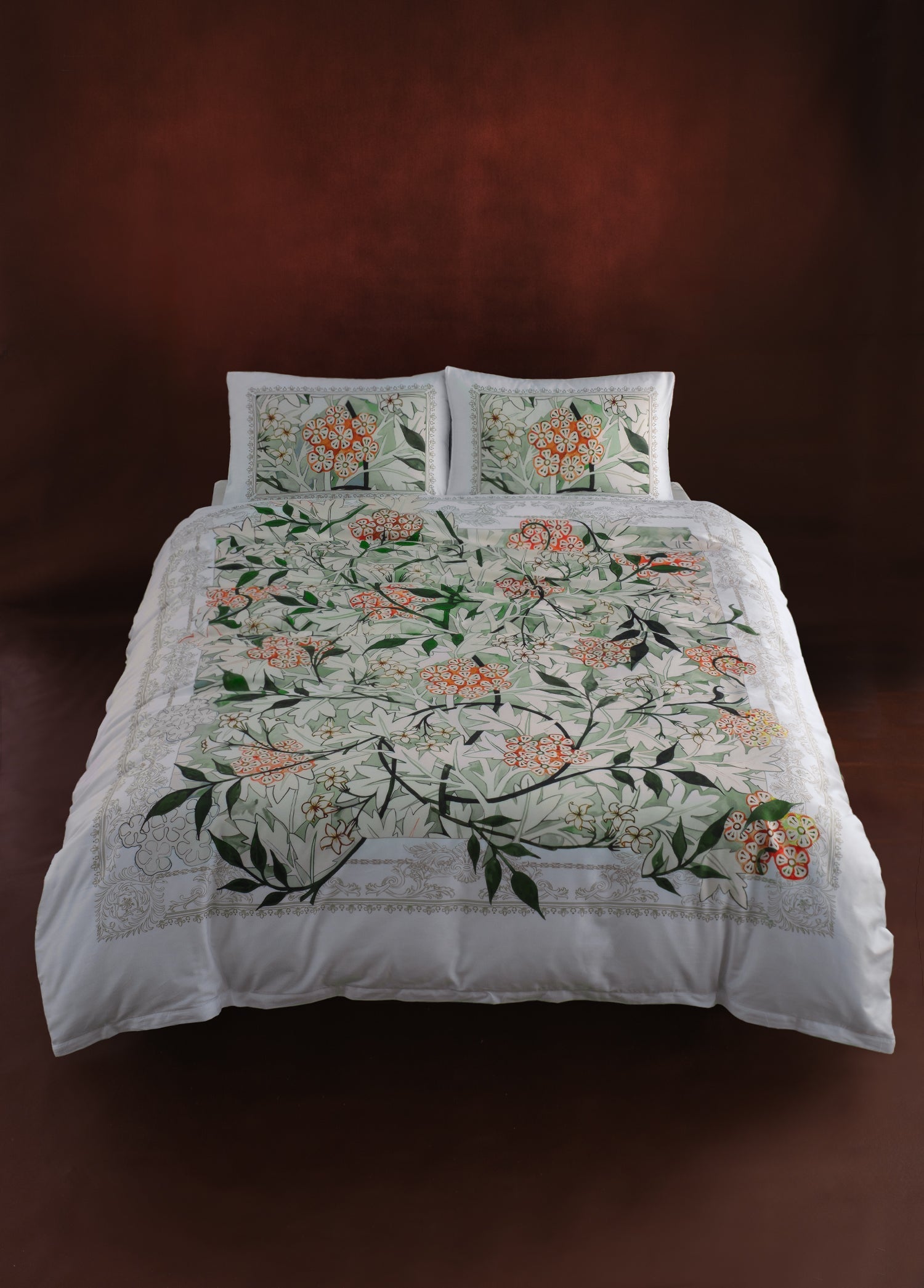 Pamuk Saten Nevresim Takımı Leilani - CHERX