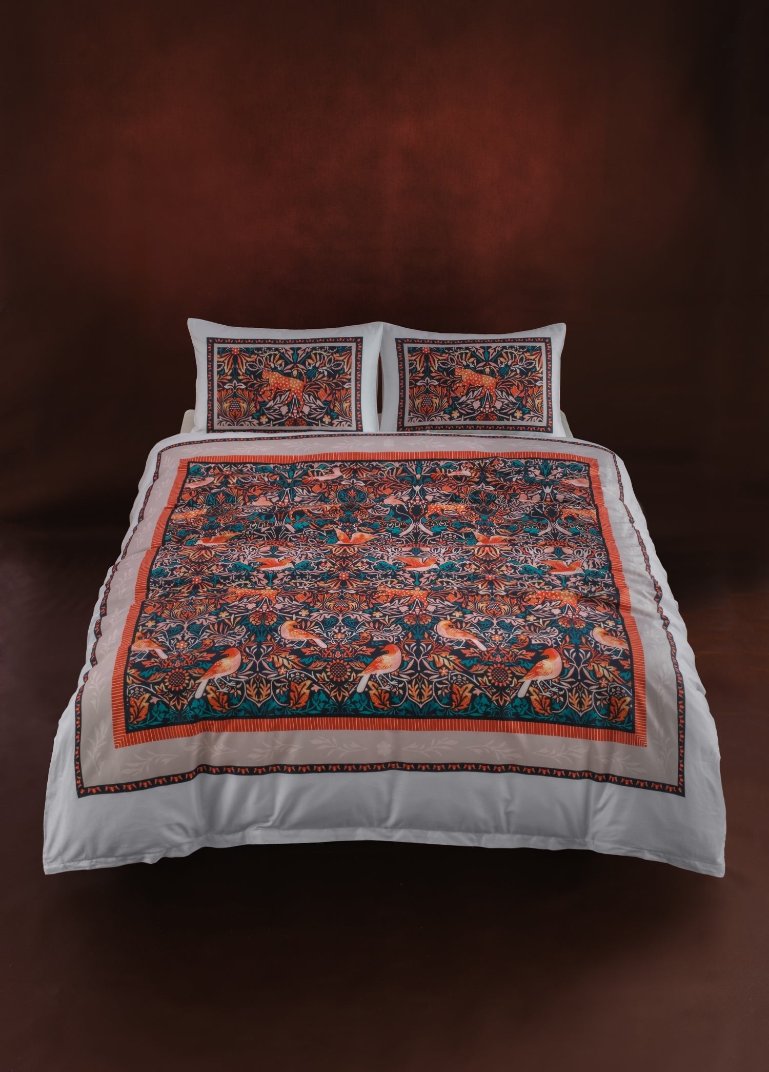 Pamuk Saten Nevresim Takımı Mara - CHERX