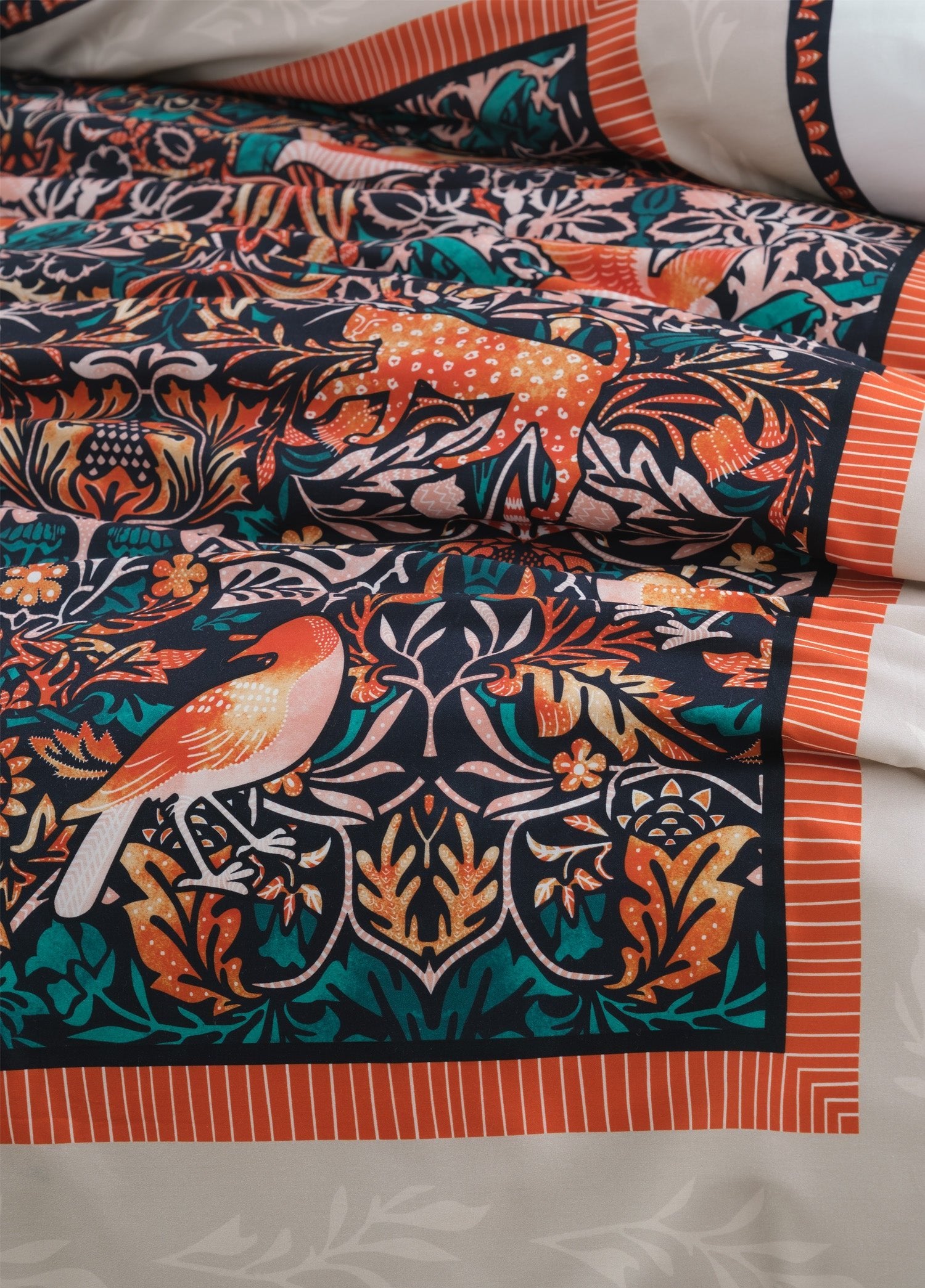 Pamuk Saten Nevresim Takımı Mara - CHERX