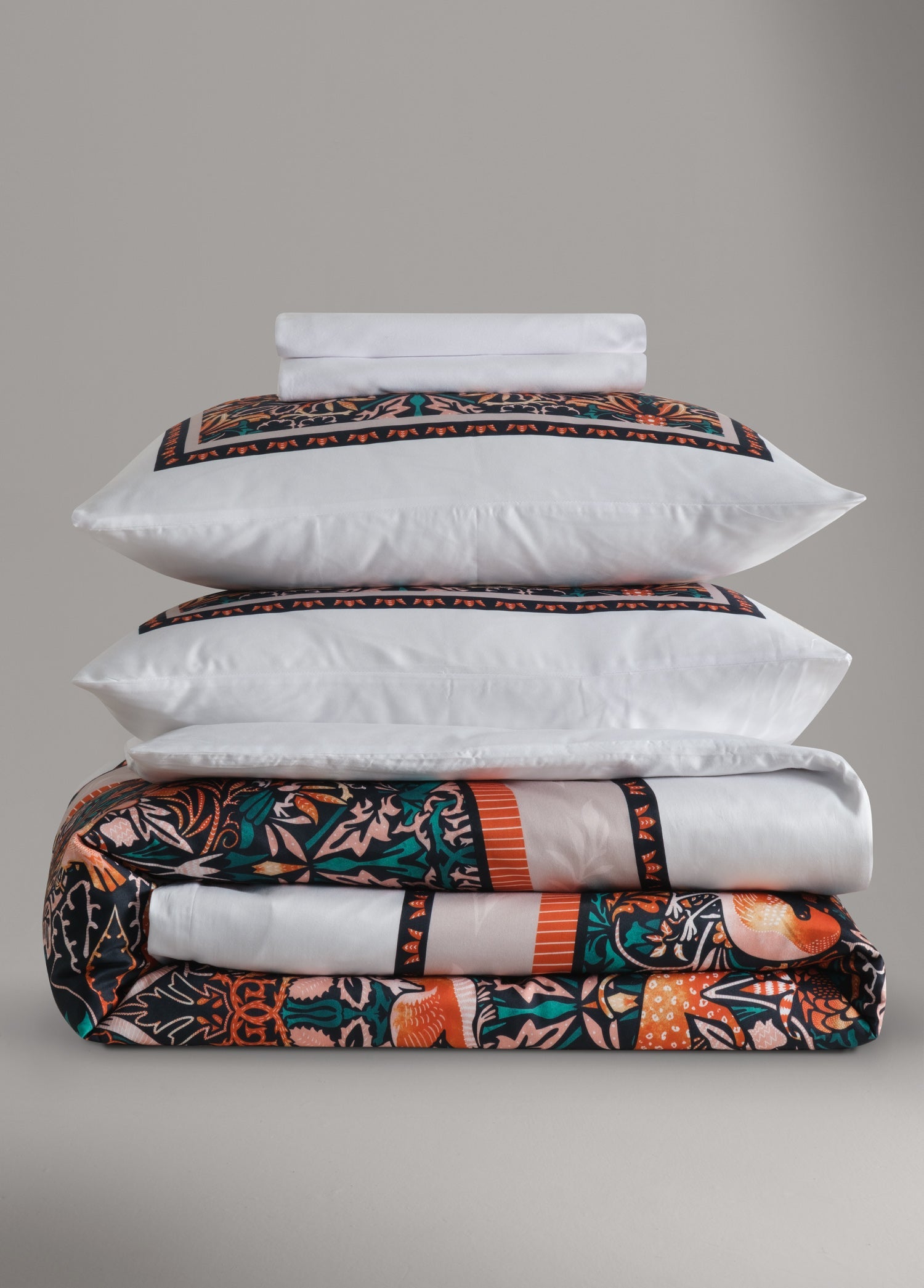 Pamuk Saten Nevresim Takımı Mara - CHERX