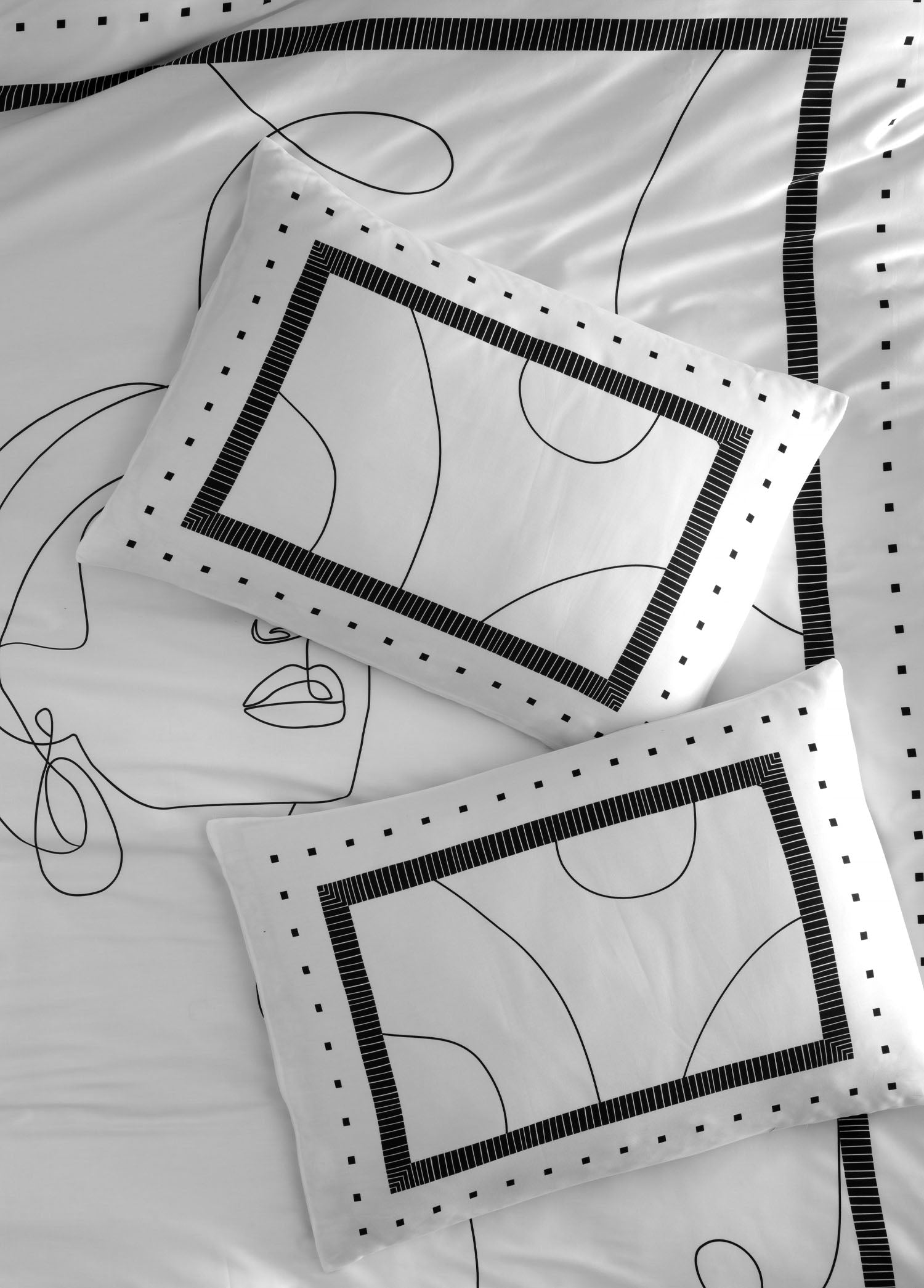 Pamuk Saten Nevresim Takımı Sona - CHERX