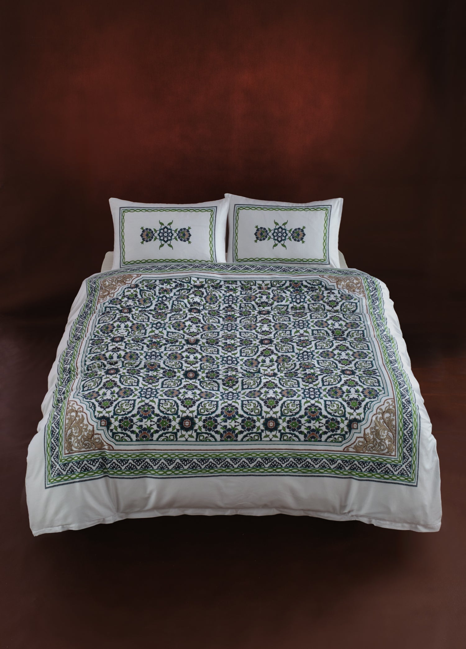 Pamuk Saten Nevresim Takımı Tessera - CHERX