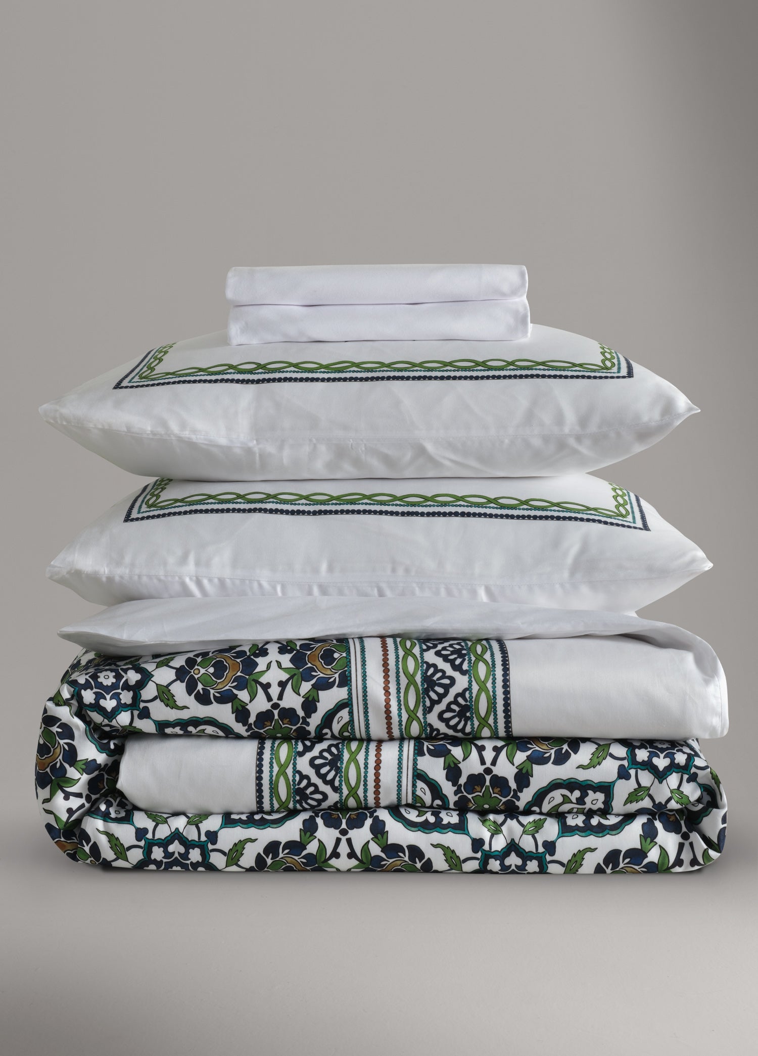 Pamuk Saten Nevresim Takımı Tessera - CHERX