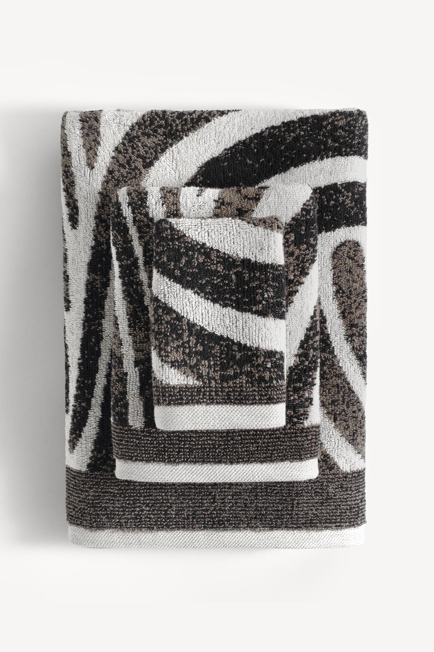 Pluma İpliği Boyalı 3'lü Havlu Seti Taş - CHERX