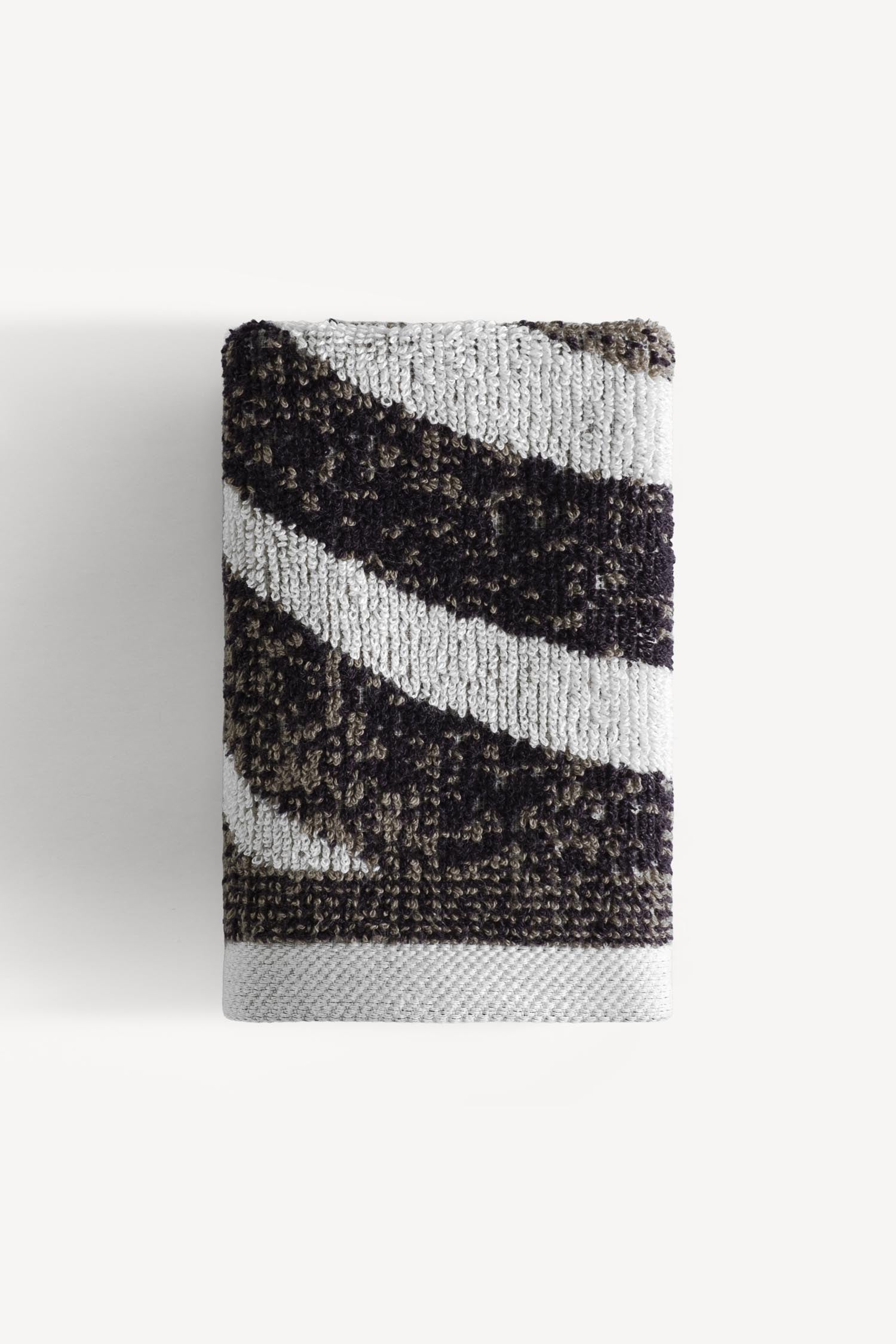 Pluma İpliği Boyalı 6'lı Misafir Havlusu Seti Taş - CHERX