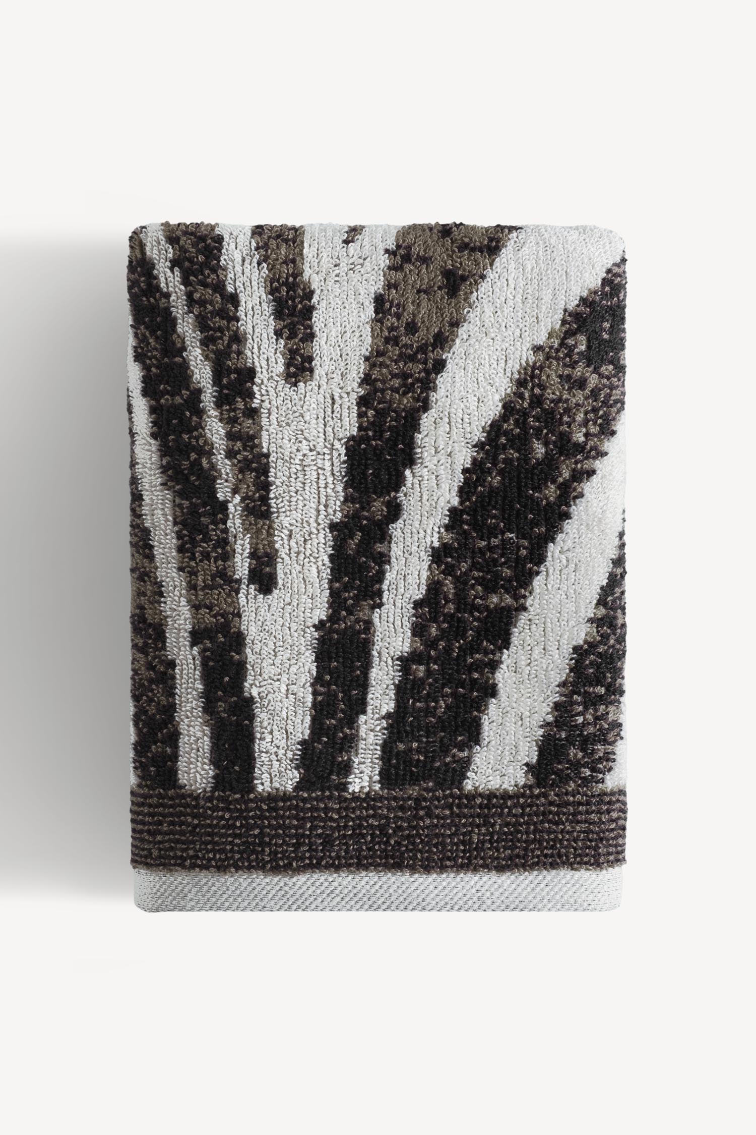 Pluma İpliği Boyalı El Havlusu Taş - CHERX