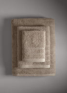 Serafina 3'lü Havlu Seti Açık Kahve - CHERX