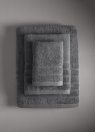 Serafina 3'lü Havlu Seti Antrasit - CHERX