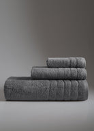 Serafina 3'lü Havlu Seti Antrasit - CHERX