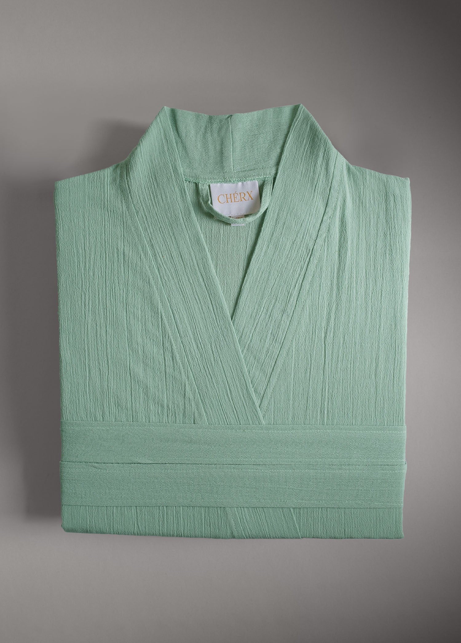 Şile Bezi Bornoz Spa Yeşili - CHERX