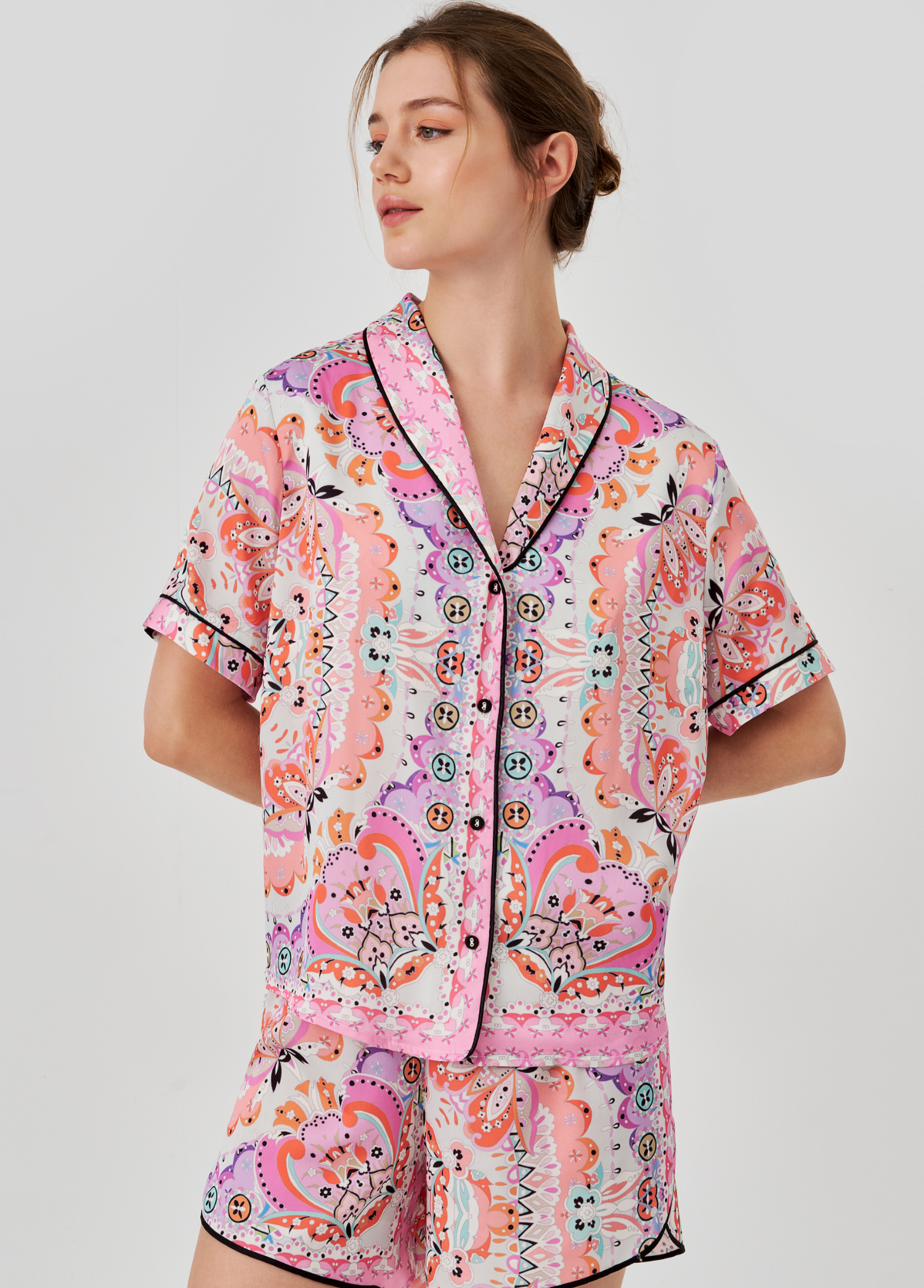 Luna Kısa Kollu Pijama Takımı