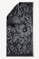 Caressa İpliği Boyalı 2'li Banyo Havlusu Seti Antrasit - CHERX