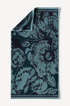 Caressa İpliği Boyalı 2’li El Havlusu Seti Petrol - CHERX