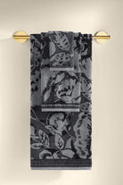 Caressa İpliği Boyalı 3'lü Havlu Seti Antrasit - CHERX