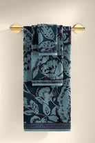 Caressa İpliği Boyalı 3'lü Havlu Seti Petrol - CHERX