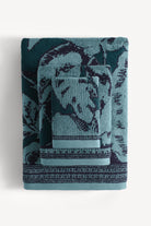 Caressa İpliği Boyalı 3'lü Havlu Seti Petrol - CHERX