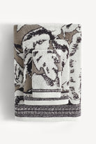 Caressa İpliği Boyalı 3'lü Havlu Seti Taş - CHERX