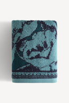 Caressa İpliği Boyalı 4’lü El Havlusu Seti Petrol - CHERX