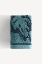 Caressa İpliği Boyalı 6'lı Misafir Havlusu Seti Petrol - CHERX