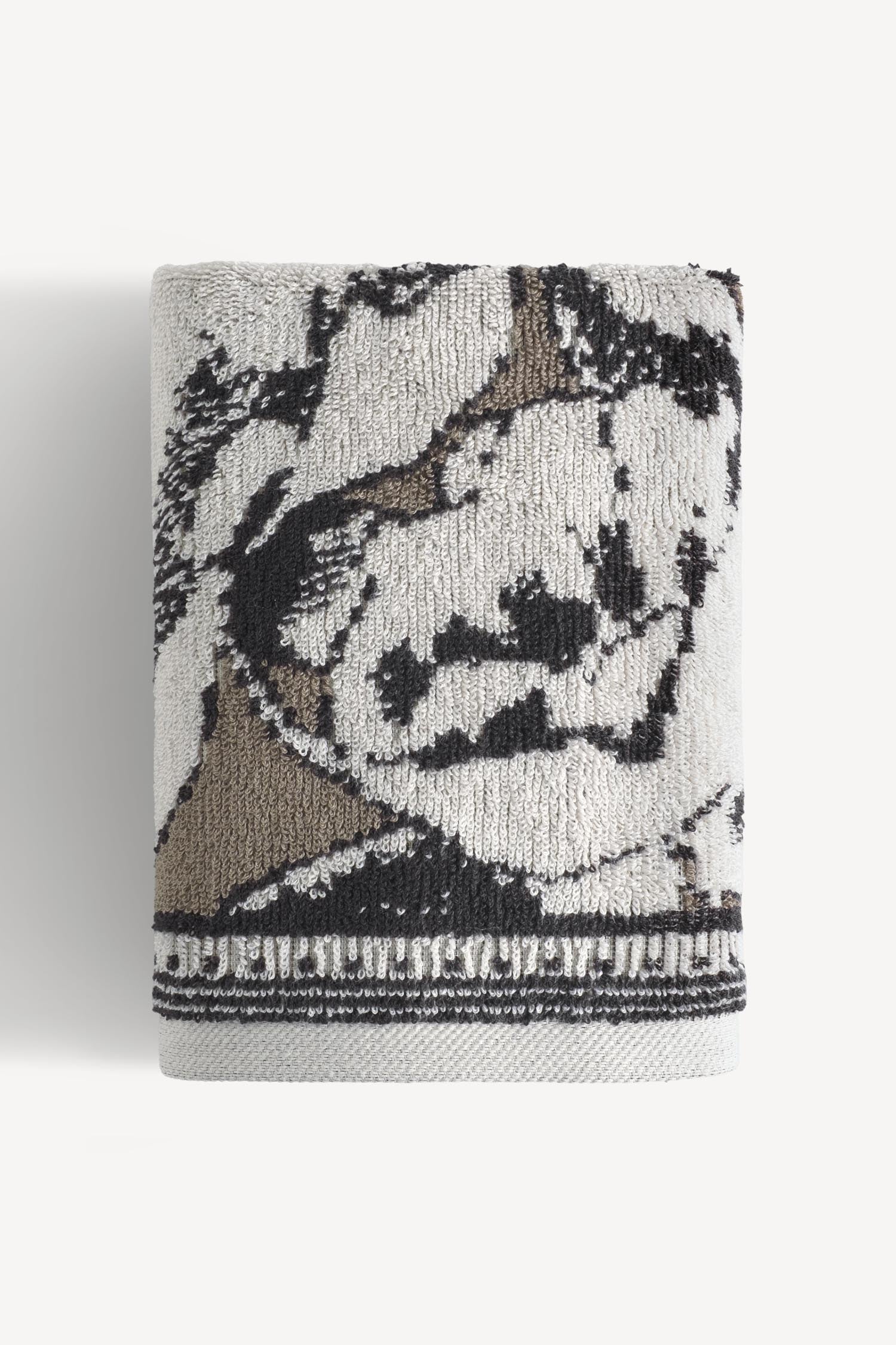 Caressa İpliği Boyalı El Havlusu Taş - CHERX