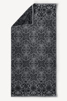 Matilda İpliği Boyalı 2'li Banyo Havlusu Seti Antrasit - CHERX