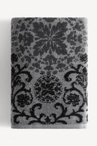 Matilda İpliği Boyalı 2'li Banyo Havlusu Seti Antrasit - CHERX