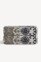 Matilda İpliği Boyalı 2'li Banyo Havlusu Seti Taş - CHERX