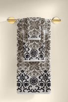 Matilda İpliği Boyalı 3'lü Havlu Seti Taş - CHERX