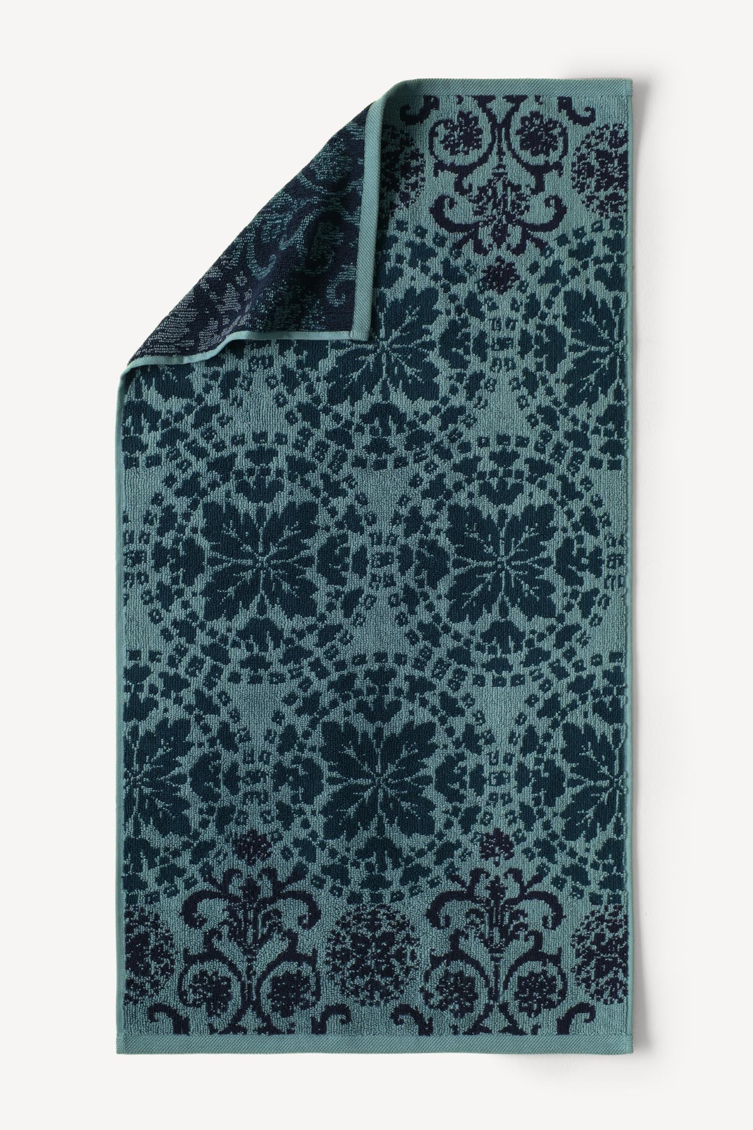 Matilda İpliği Boyalı 4’lü El Havlusu Seti Petrol - CHERX