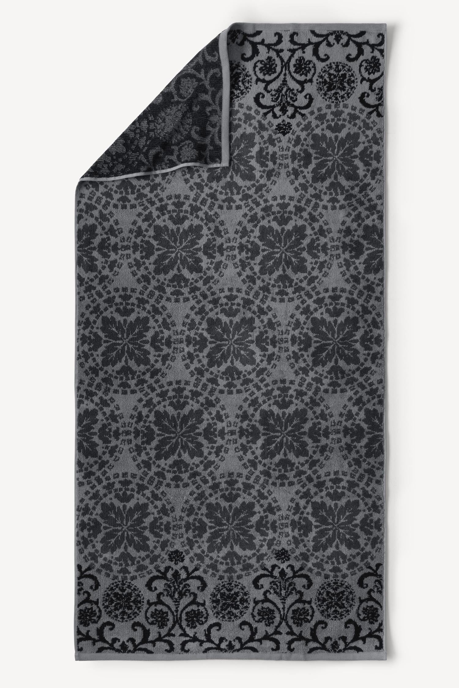 Matilda İpliği Boyalı Banyo Havlusu Antrasit - CHERX