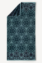 Matilda İpliği Boyalı Banyo Havlusu Petrol - CHERX