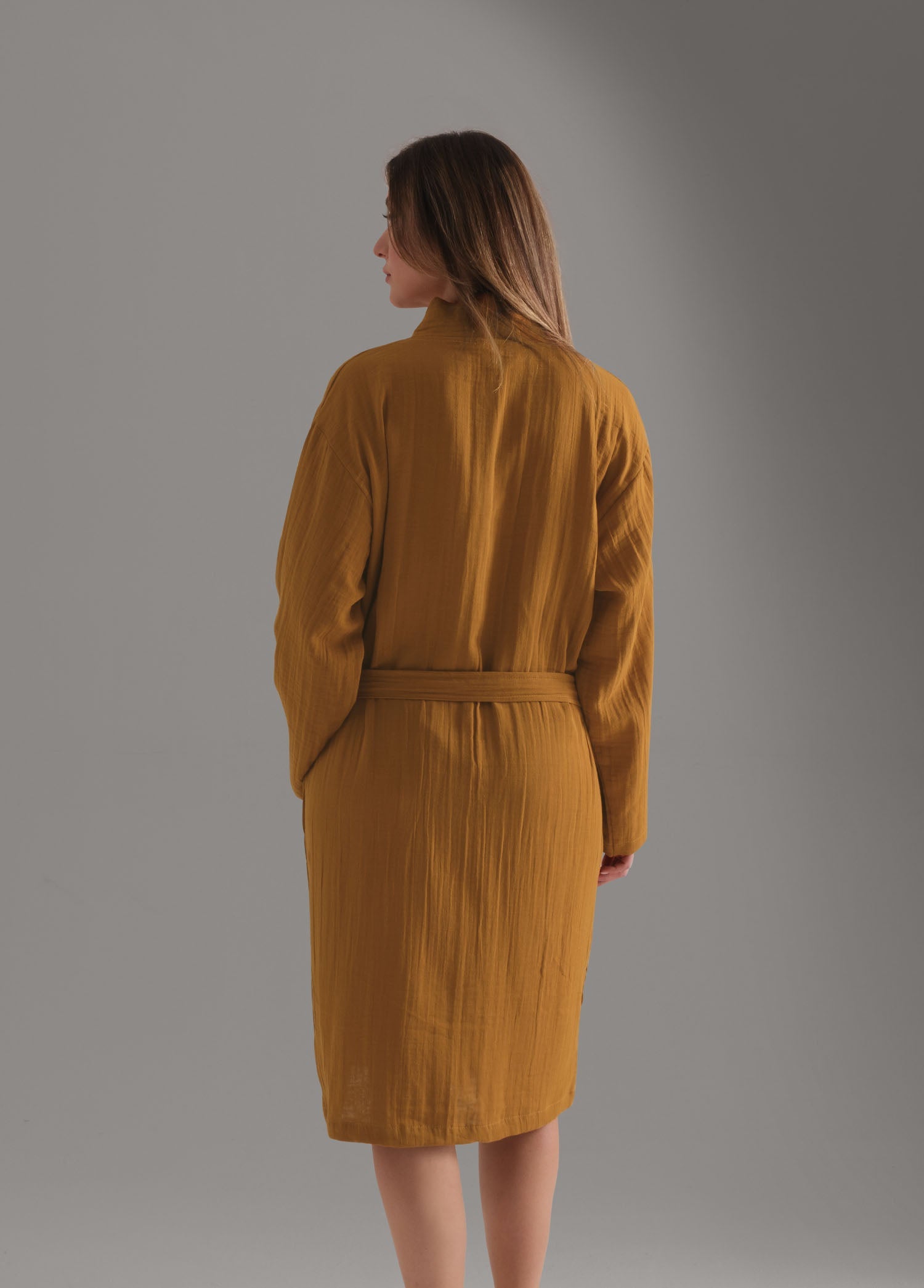 Müslin Bornoz Terracotta - CHERX
