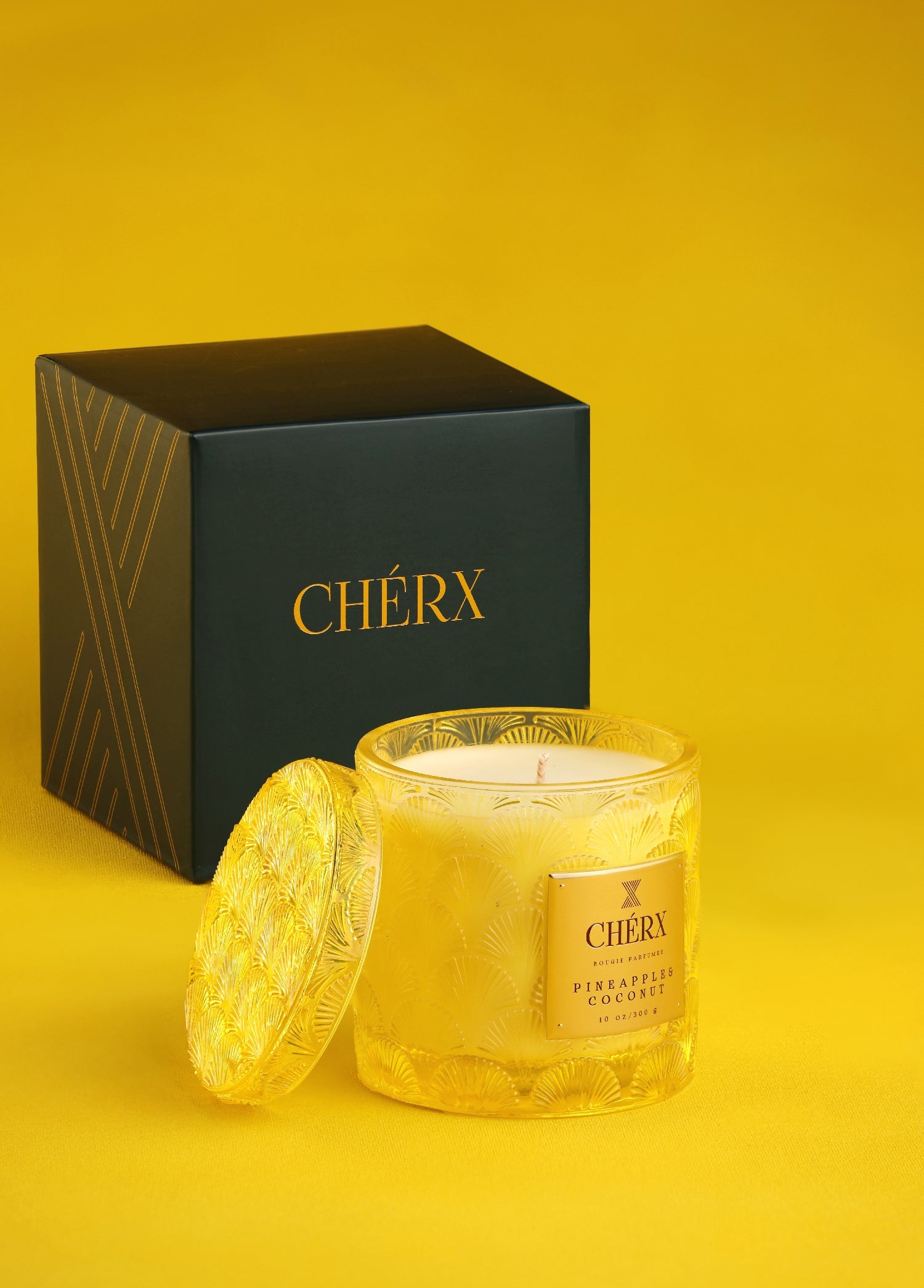 Pineapple & Coconut 2'li Mum Seti - CHERX