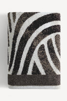 Pluma İpliği Boyalı 2'li Banyo Havlusu Seti Taş - CHERX