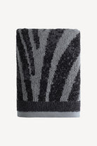 Pluma İpliği Boyalı 2’li El Havlusu Seti Antrasit - CHERX