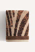 Pluma İpliği Boyalı 2’li El Havlusu Seti Karamel - CHERX