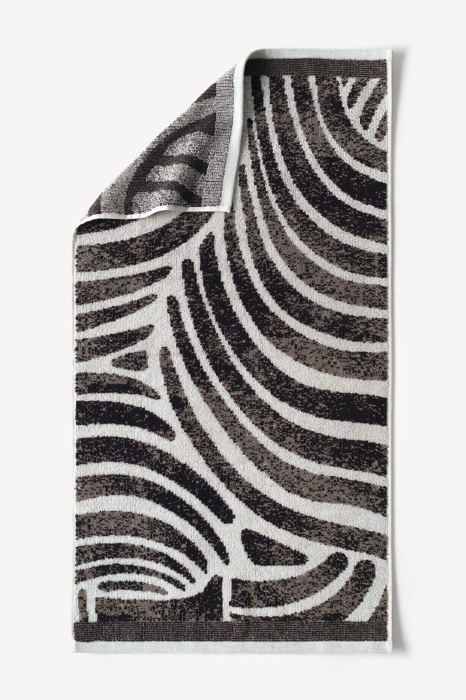 Pluma İpliği Boyalı 2’li El Havlusu Seti Taş - CHERX