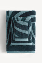 Pluma İpliği Boyalı 3'lü Havlu Seti Petrol - CHERX