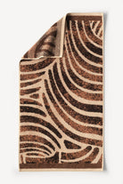 Pluma İpliği Boyalı 4’lü El Havlusu Seti Karamel - CHERX